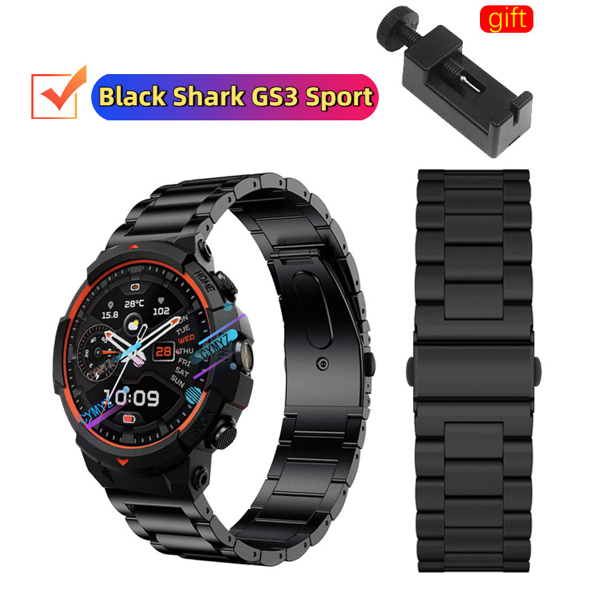 Black Shark GS3 สายสปอร์ต สายโลหะสําหรับ Black Shark GS3 Sport Smart watch สายนาฬิกา สายรัดข้อมือกีฬ