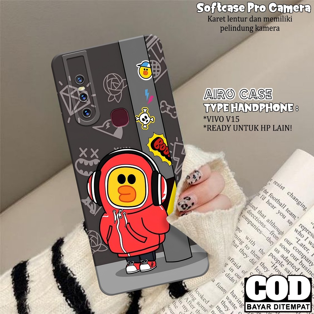 เคส HP ล่าสุด VIVO V15 - เคส VIVO V15 Softcase - เคสแฟชั่นการ์ตูน - เคส VIVO V15 - เคส Pro Camera So
