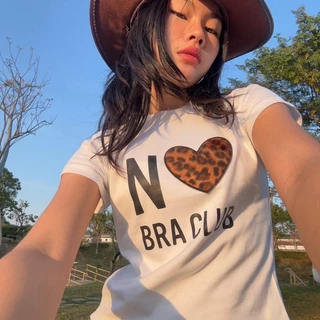 COD (จัดส่งในกรุงเทพฯ) เสื้อทรง เสื้อยืดเข้ารูป สกรีนลายเสือ โทนมินิมอลสุด พร้อมส่งทุกสี ผ้ายูนิยืดเยอะ สาวอวบใส่ได้งาน