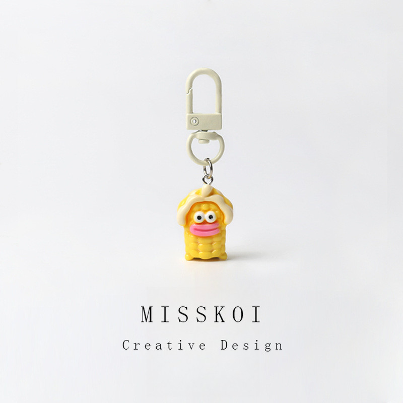 Mjt ตลกจําลองน่าเกลียดน่ารักผักจี้พวงกุญแจง่ายเฉพาะกระเป๋าเป้สะพายหลังน่ารักสนุกอุปกรณ์เสริม