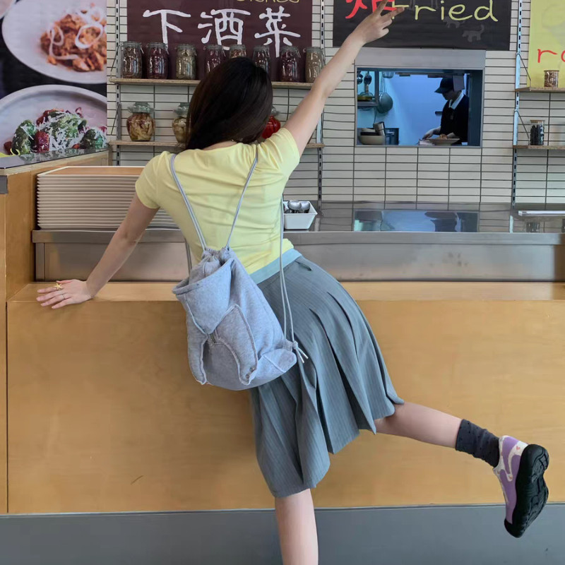 LHL BOUTIQUE กระเป๋าเป้ปีกนางฟ้า แฟชั่นเรียบง่าย ใส่ได้ทุกโอกาส น้ำหนักเบา ราคา ถูกที่สุด ดีลบีเคเค แกลเลอรีภาพที่ 7