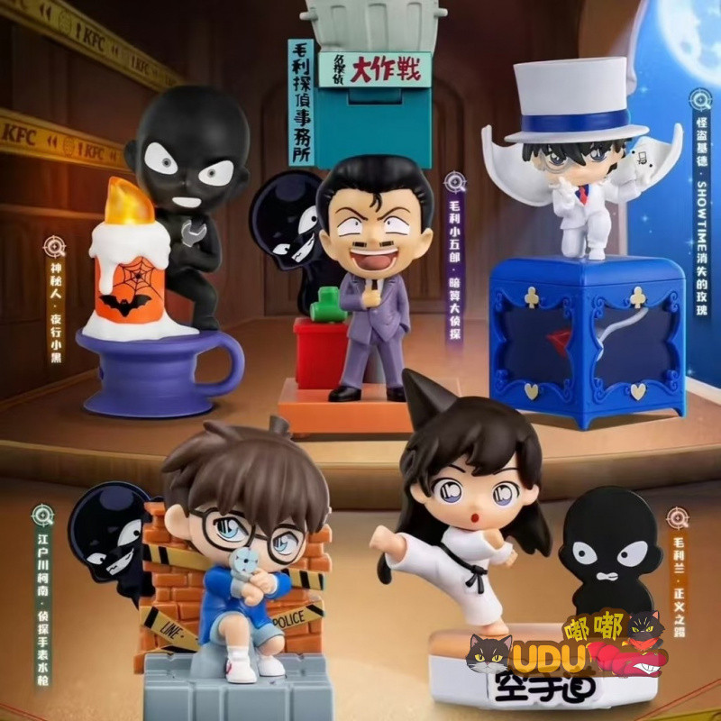 ของแท้ Little Red Book Explosive KFC Detective Conan Toy Fun คาราเต้เตะตุ๊กตา Xiaolan ของเล่นคลายการบีบอัดสร้างสรรค์ผีเสื้อโคนันเปลี่ยนเสียงนักสืบโคนันของขวัญวันเกิดอุปกรณ์ต่อพ่วง