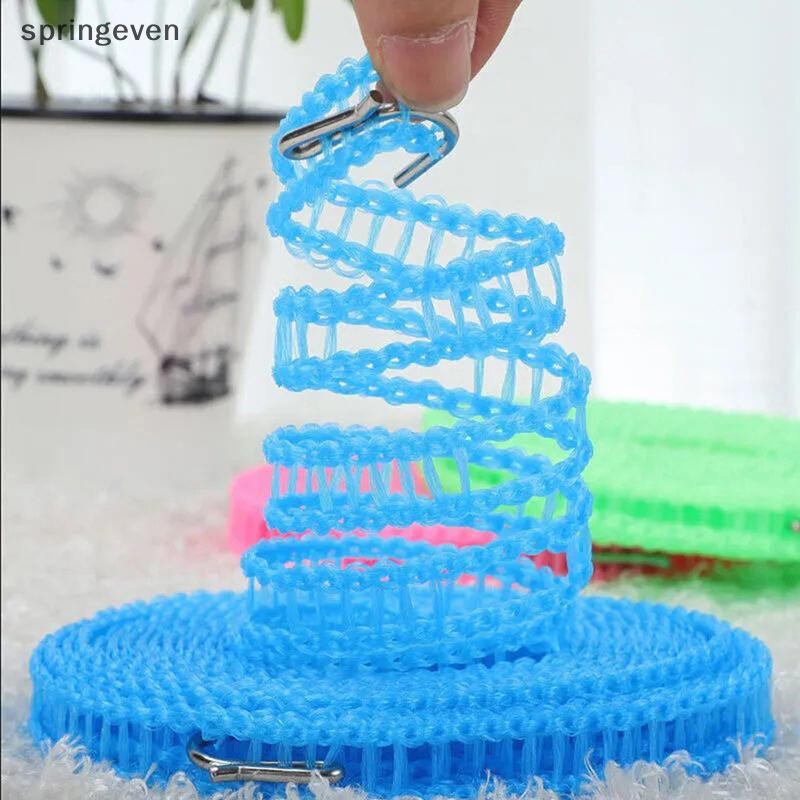 [springeven] Windproof Clothesline 3/5/8/10m Portable Travel Clothes Line Rope New Stock