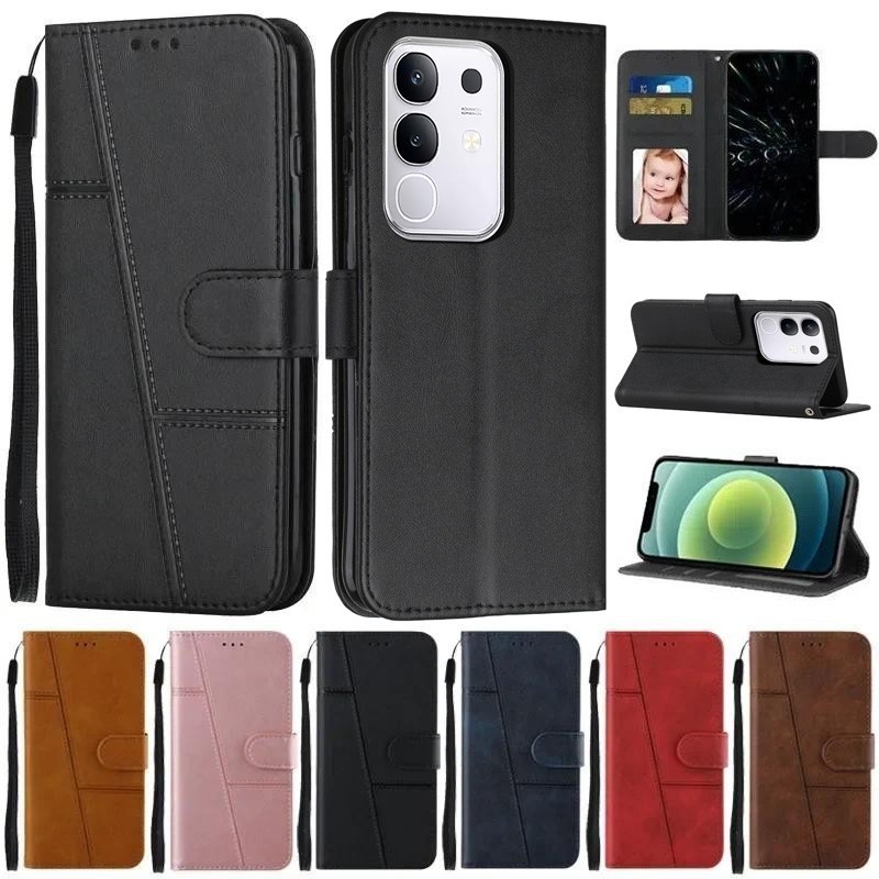 สําหรับ Vivo Y29 4G กรณีพลิกกระเป๋าสตางค์สําหรับ Vivo Y29 5G กรณี Vivo Y19S Y29S Y04 T4X 5G กรณีหนัง