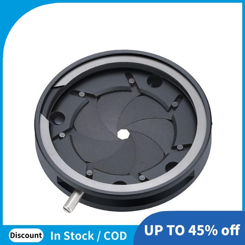 1.5-18.7 มม. รูรับแสงด้วยตนเองปรับ Mechanical Iris ไดอะแฟรม Iris ไดอะแฟรมสําหรับกล้องจุลทรรศน์กล้องด