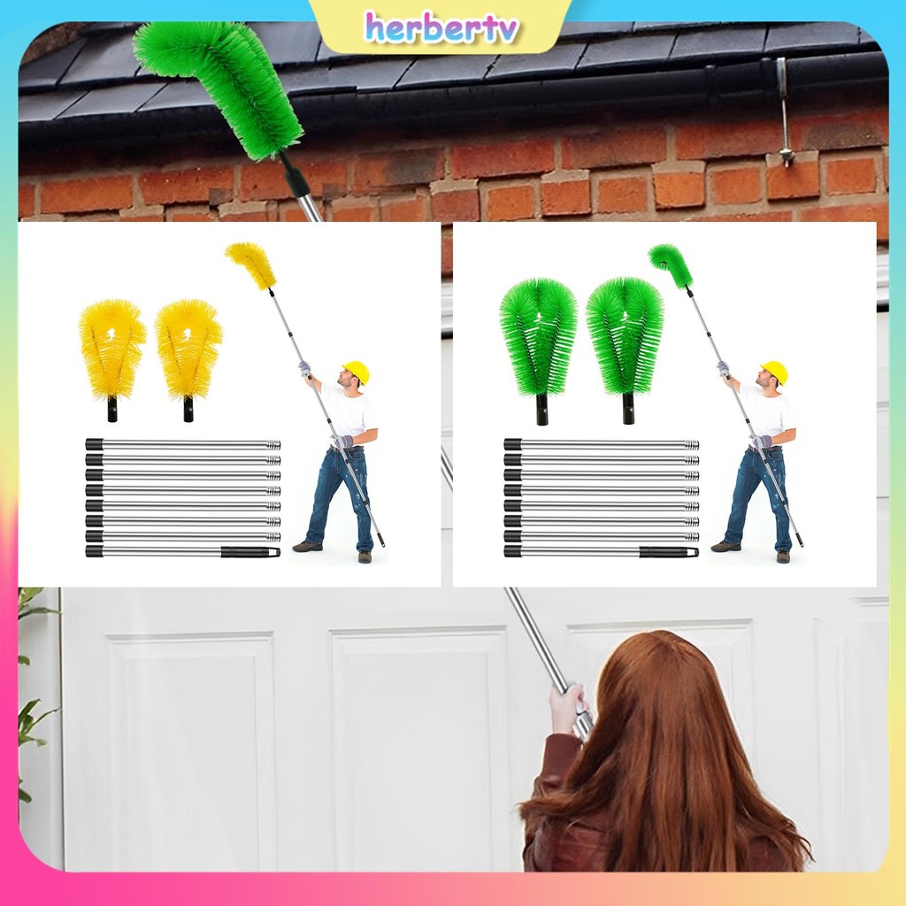 Gutter แปรงทําความสะอาด Enduring Gutter Cleaner Telescopic Gutter เครื่องมือทําความสะอาดสําหรับทําคว