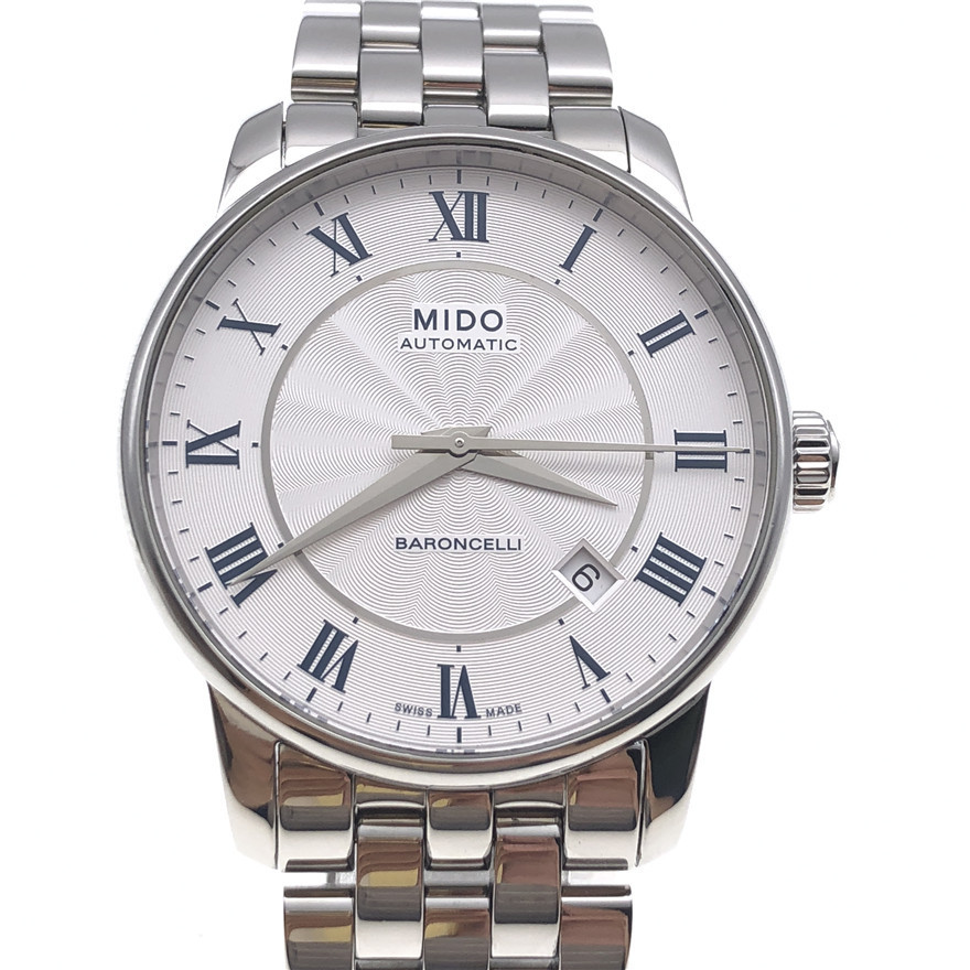 Mido Beren Saili Series นาฬิกาข้อมือกลไกอัตโนมัติ M8600.4.21.1 สีขาว