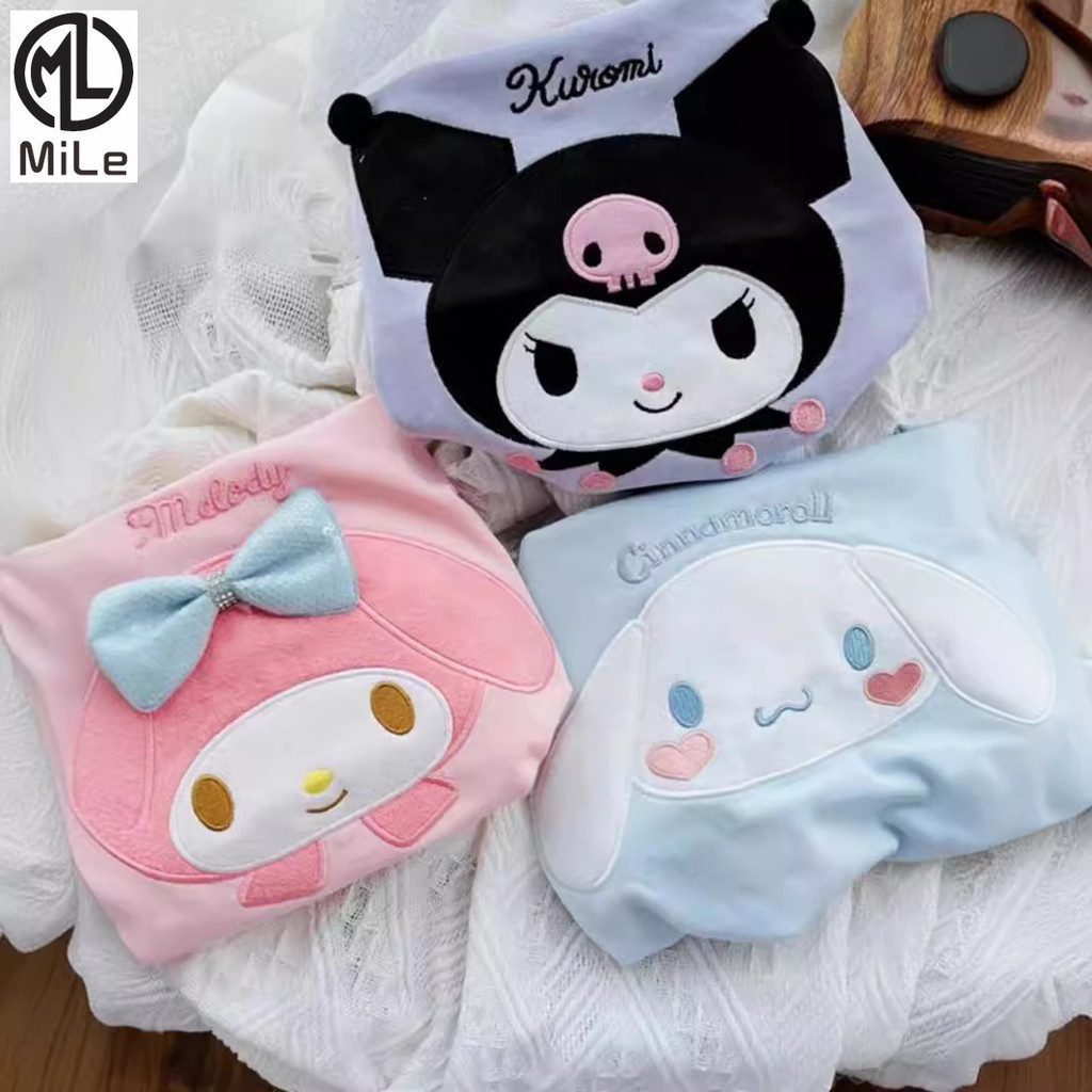 [ML] เสื้อยืดแขนสั้น พิมพ์ลายการ์ตูน Melody Cinnamon Dog Kuromi แฟชั่นฤดูร้อน สําหรับเด็กผู้หญิง 90-140 ซม.