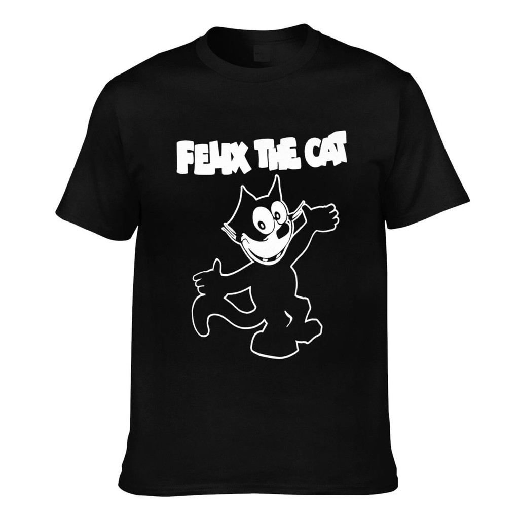 Pure Cotton Felix The Cat เสื้อยืดลําลองผู้ชาย