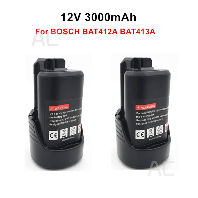 AC New 12V Universal Rechargeable Lithium Battery For Bosch Power Tools Electric Screwdriver Electric drill Li-ion Batte