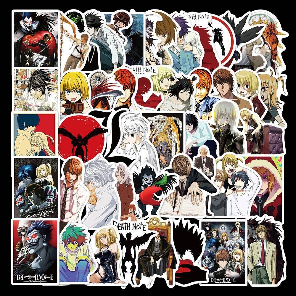 พร้อมส่ง JAPAN ANIME Death Note เดธโน้ต 夜神月 Sticker สาวกระต่าย สติกเกอร์กันน้ำรูปแบบที่แตกต่างกัน 50ชิ้น