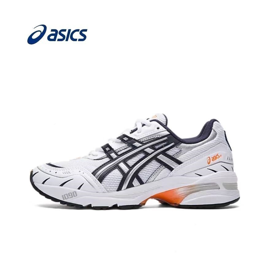 (Asics) Asics Asics รองเท้าวิ่งเจล สีดํา และสีขาว สีส้ม สําหรับผู้ชาย และผู้หญิง 1090 1022a215-100