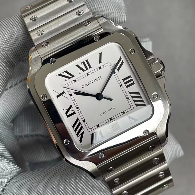 Cartier Cartier Cartier Santos Series WSSA0018 นาฬิกาข้อมืออัตโนมัติ สําหรับผู้ชาย