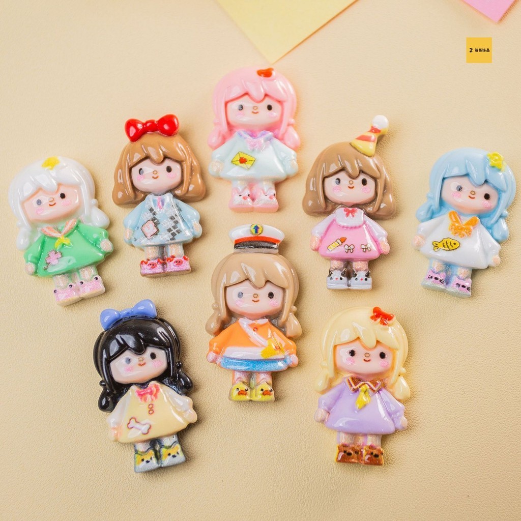 [3 #] สติกเกอร์เรซิ่น รูปแอปเปิ้ล ผมสั้น diy อุปกรณ์เสริม สําหรับทําเครื่องประดับ ผม กิ๊บติดผม เชือก เคสโทรศัพท์ ถ้วยน้ํา รองเท้า ZQ