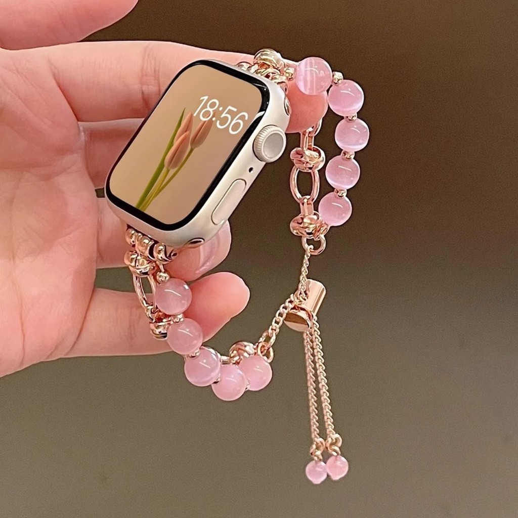สายนาฬิกาข้อมือโลหะ ประดับมุกคริสตัล หรูหรา แบบเปลี่ยน สําหรับ Amazfit Bip 5 Unity Bip 3 Bip 3 Pro GTS 2 2e 3 4 Mini GTR Mini Amazfit Active GTR 3 4 Bip U Pro