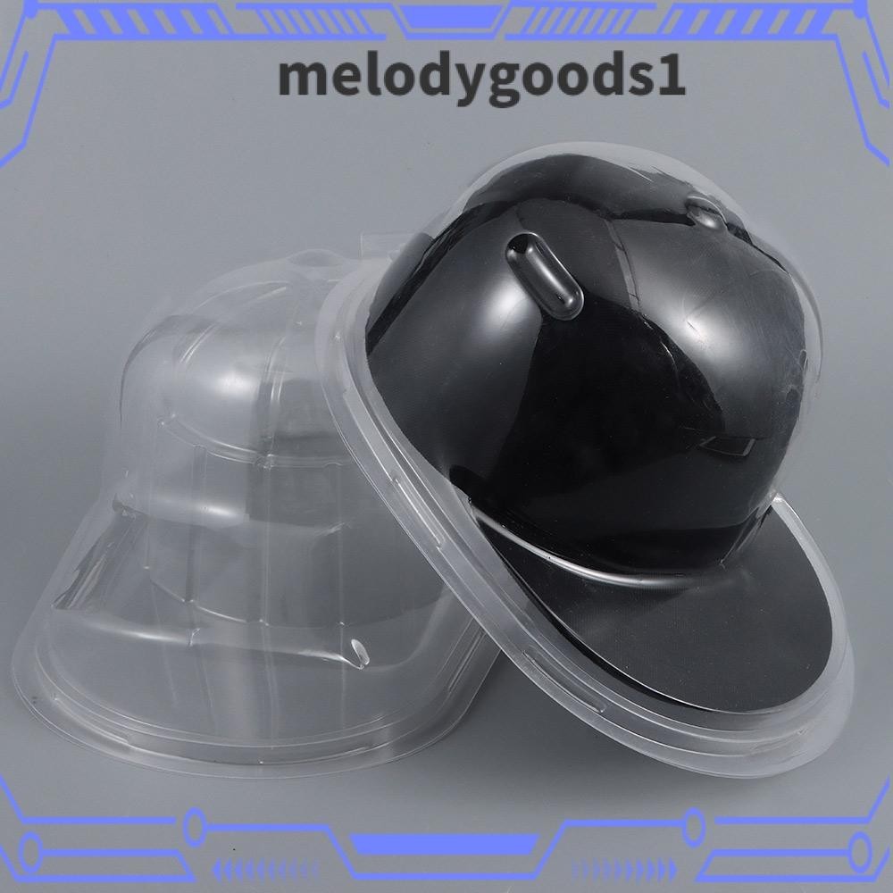 Melodygoods1 กล่องเก็บหมวกปีกแบน ทรงโค้ง กันฝุ่น ทนทาน