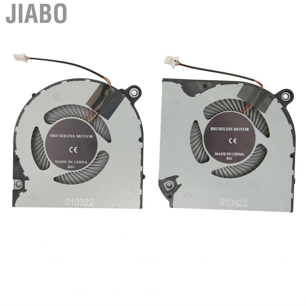 Jiabo CPU GPU Cooling พัดลม 4 ขา DC 5 V/0.5A Fit สำหรับ Acer Nitro 5 AN515-43 AN515-54 AN517-51 7 AN715-51 FL1k FL78 แล็ปท็อป