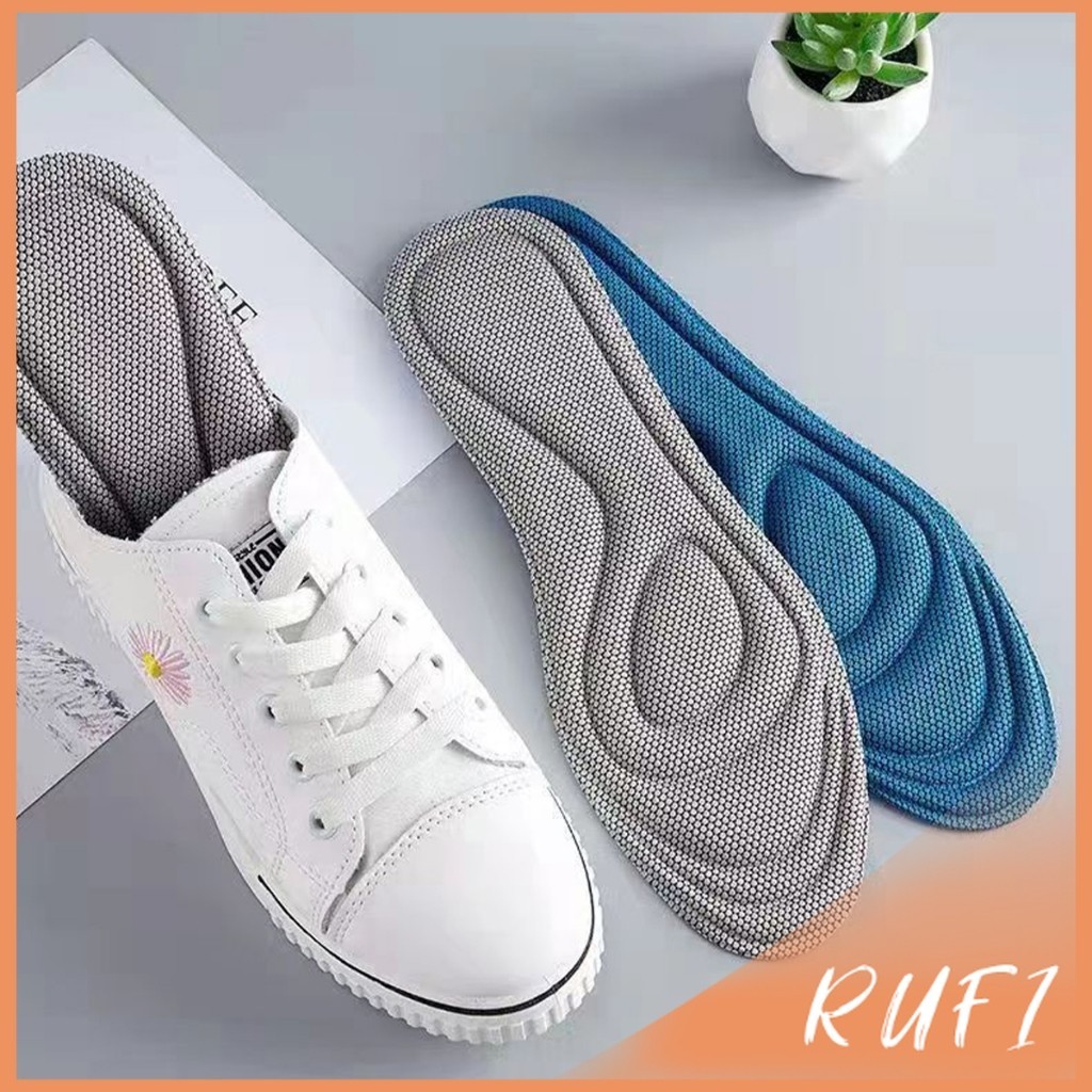 RUFI แผ่นรองเท้าเพื่อสุขภาพ ใส่สบาย ป้องกันการปวดเท้า ขนาด 35-46 insoles