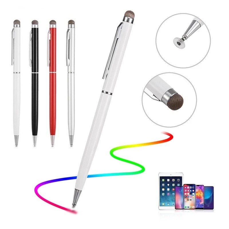 ฺ์2 in 1 ปากกาสไตลัส สากล สําหรับสมาร์ทโฟน แท็บเล็ต ปากกาวาดภาพ ละเอียด ปากกา Capacitive / Android หน้าจอมือถือ ปากกาสัม