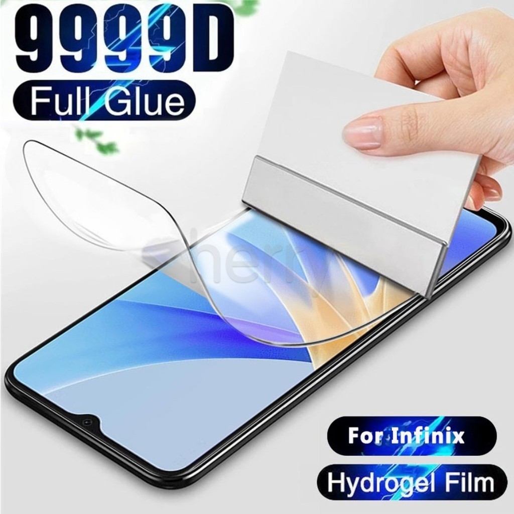 Herry ฟิล์มไฮโดรเจลนิ่ม แบบใส กันรอยหน้าจอ สําหรับ Infinix Zero 40 30 X Neo Note 12 G96 Hot 50i 40 40i 30i 11s 10s 9 Play Smart 9 8 7 5 5G