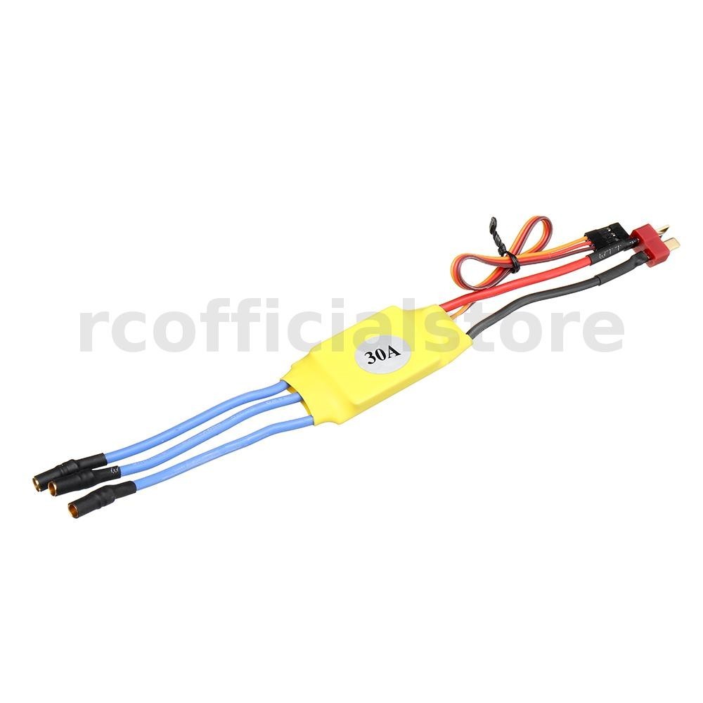 2/4/6pcs RC ESC 30A Brushless Speed Control 2S 3S T-Plug JST สําหรับ KT SU27 ส ่ วนใหญ ่ RC เครื ่ อ