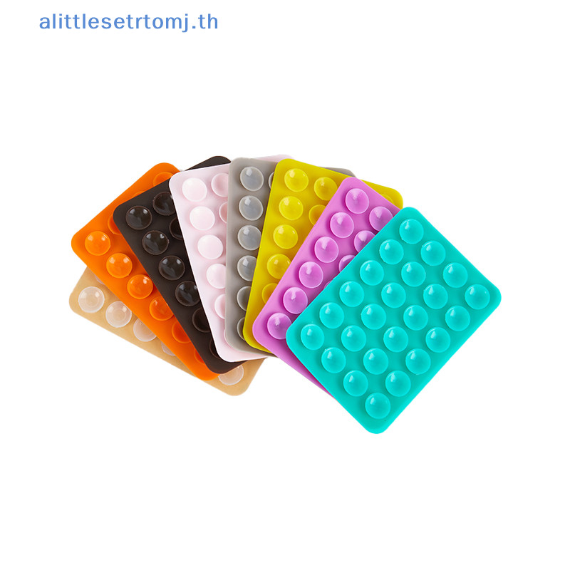 Alittlese สองด ้ านซิลิโคนดูด Pad สําหรับโทรศัพท ์ มือถือ Fixture ดูดถ ้ วยสนับสนุน 3M กาวยางซิลิโคน Sucker Pad สําหรับยึด TH