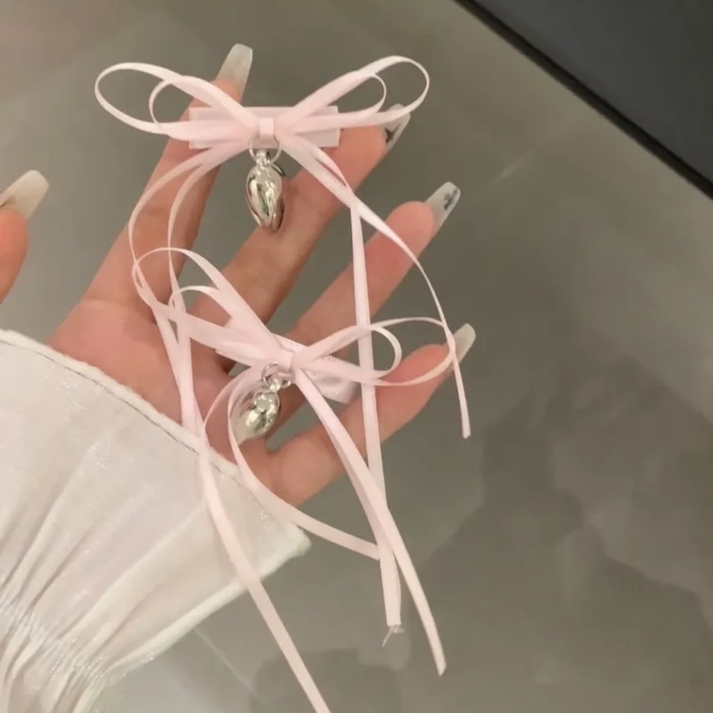 2024 สไตล์ใหม่ Bowknot ริบบิ้นผมบัลเล่ต์สไตล์ฝรั่งเศสผูกผมสานการ์ดผมผูกผม Headwear เครื่องประดับผม