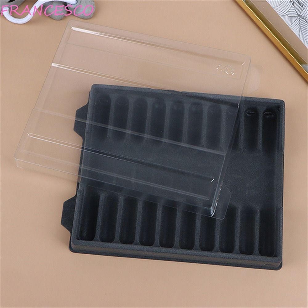 Francesco ปากกา Organizer Box, Storage Case Pen Collector Fountain ปากกา Box, ปากกาของขวัญเครื ่ องเขียนพลาสติกถือ 10 ปากกาปากกา Display Case Studnet ใช ้