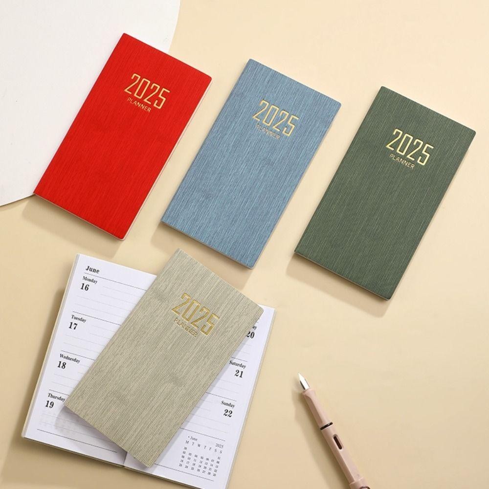 Me Diary Weekly Planner พร้อมปฏิทิน Pocket 2025 Agenda Book สมุดบันทึก A6 แบบพกพา นักเรียน