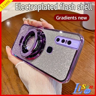 เคส Vivo V15/V17/V19 Neo/V19 เคสโทรศัพท ์ ป ้ องกันการตกโปร ่ งใสพร ้ อมขายึด ZJSF