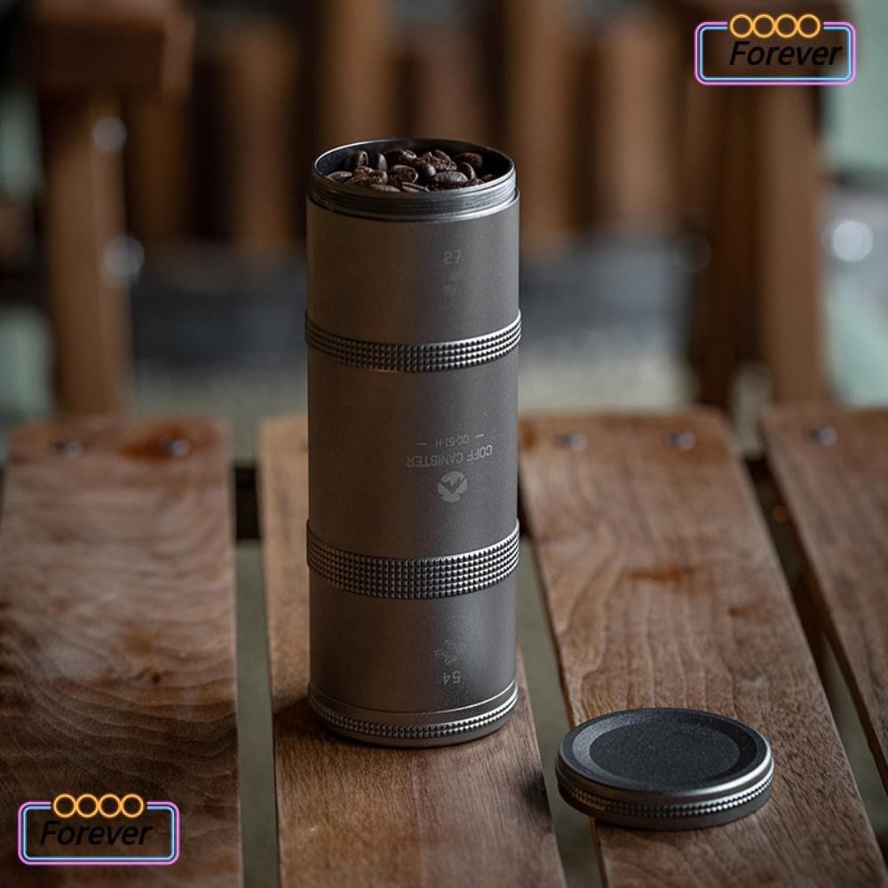 Forever Coffee Can,Layered Aluminium Alloy Travel Storage Cans, Simplicity Sealed Camping Equipment