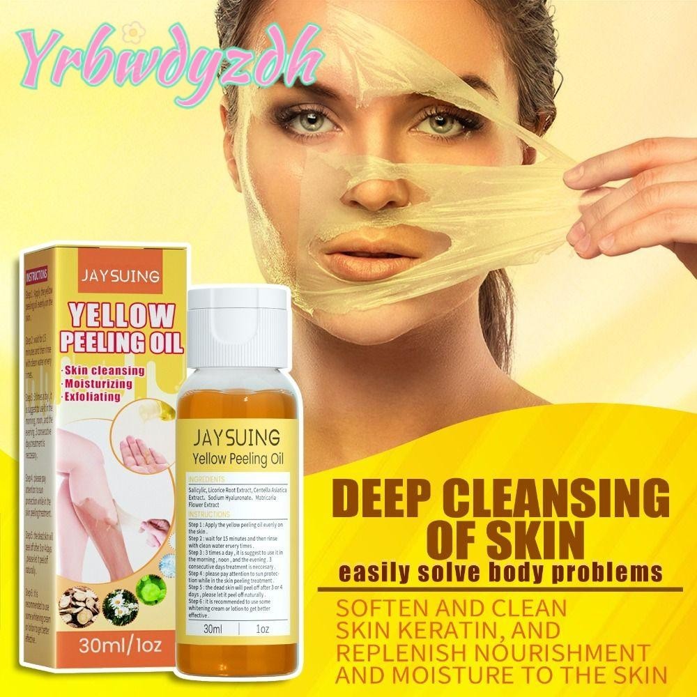 Yrbwdyzdh Peeling Oil Body Care Extra Strength Hyaluronate Yellow Peeling Oil