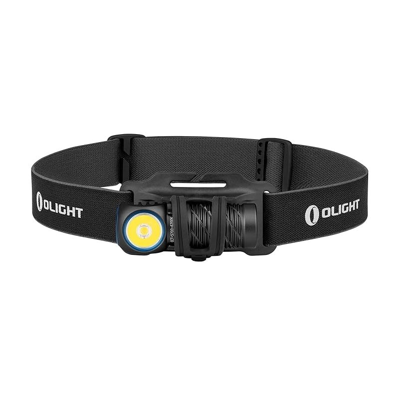 OLIGHT Perun 2 Mini Headlamp Rechargeable Flashlight, with high-brightness LED 1100 lumens, adjustable angle, IPX8 waterproof and shockproof, lightweight, suitable for disaster prevention, walking, hiking, outdoor activities, work, night fishing, power ou