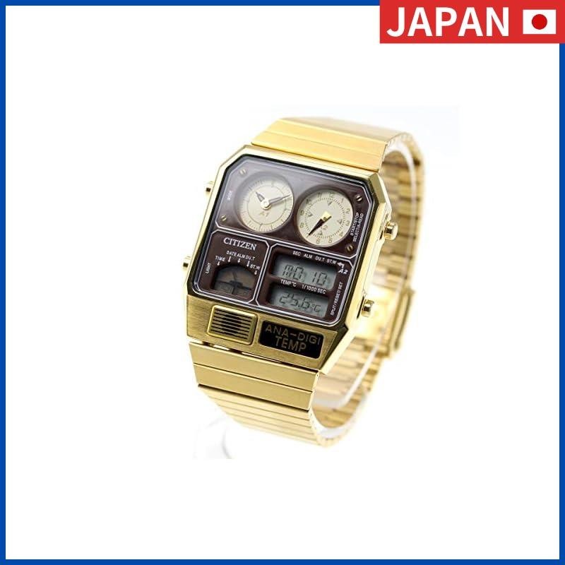 [CITIZEN] ANA-DIGI TEMP Reissue Model Gold Watch JG2103-72X from Japan