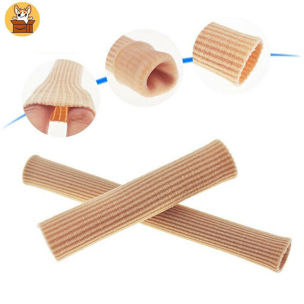 Am-az1pcผ้าFinger Toe Protectorแยกหลอดเท้าปวดมือบรรเทาผ้าพันแผลนุ่มเท้าดูแลเครื่องมือแคลลัสป้องกันเครื่องมือ