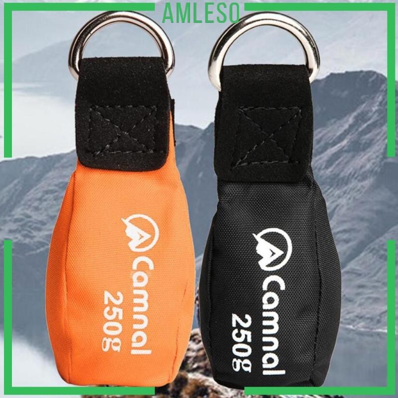 [ Amleso ] 250g Arborist Throw Weight Bag Tree Climbing Rigging Equipment สีส ้ ม