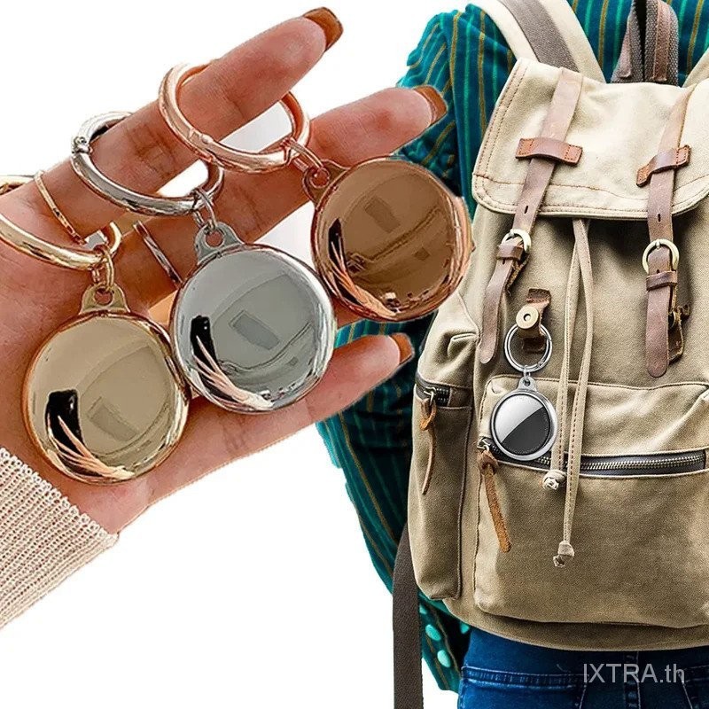เคส Apple AirTag พร ้ อมพวงกุญแจพร ้ อมแหวนโลหะ Snap,Keyring สําหรับกระเป ๋ าเดินทาง,Keys,Pets,Kids กระเป ๋ า Slim Loop แขนป ้ องกัน