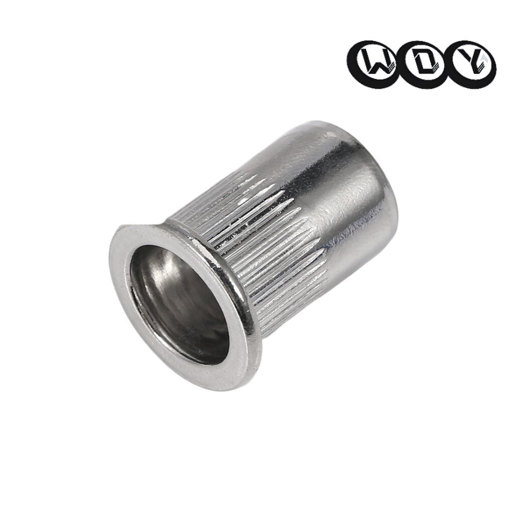 M3-M12 ตัว รีเวทนัท ชุบขาว สแตนเลส 304 หัวน็อตรีเวท ลูกรีเวทนัท รีเวท Rivet Nut【YHL-1D】