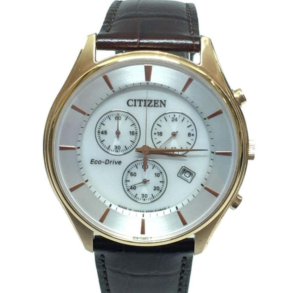 CITIZEN Wrist Watch Eco-Drive Chronograph Men's Solar Analog Direct from Japan Secondhand