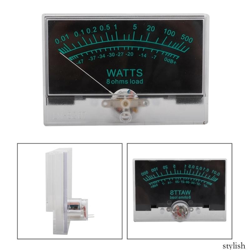 Stylishh ความแม ่ นยํา VU Meter Analog VU Meter Dial-Audios Level Meter Analog Sound Level Indicator สําหรับเครื ่ องขยายเสียงลําโพง