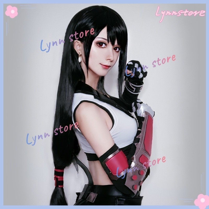 Tifa Lockhart คอสเพลย์เครื่องแต่งกายเกม Final Fantasy คอสเพลย์เครื่องแต่งกายชุด FF TIFA สาวเครื่องแบบชุดกระโปรงฮาโลวีน Carnival ชุด - รูปที่ 4