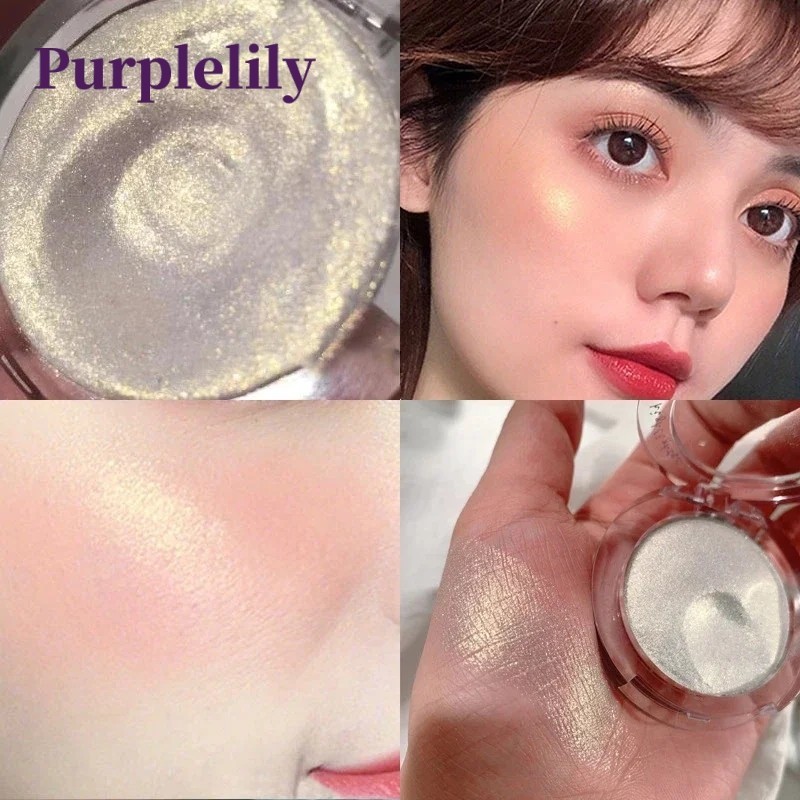 17 สี Mashed Potato Highlighting Cream - Glitter Diamond Highlight - Pearly Face Eye Corner Brighten