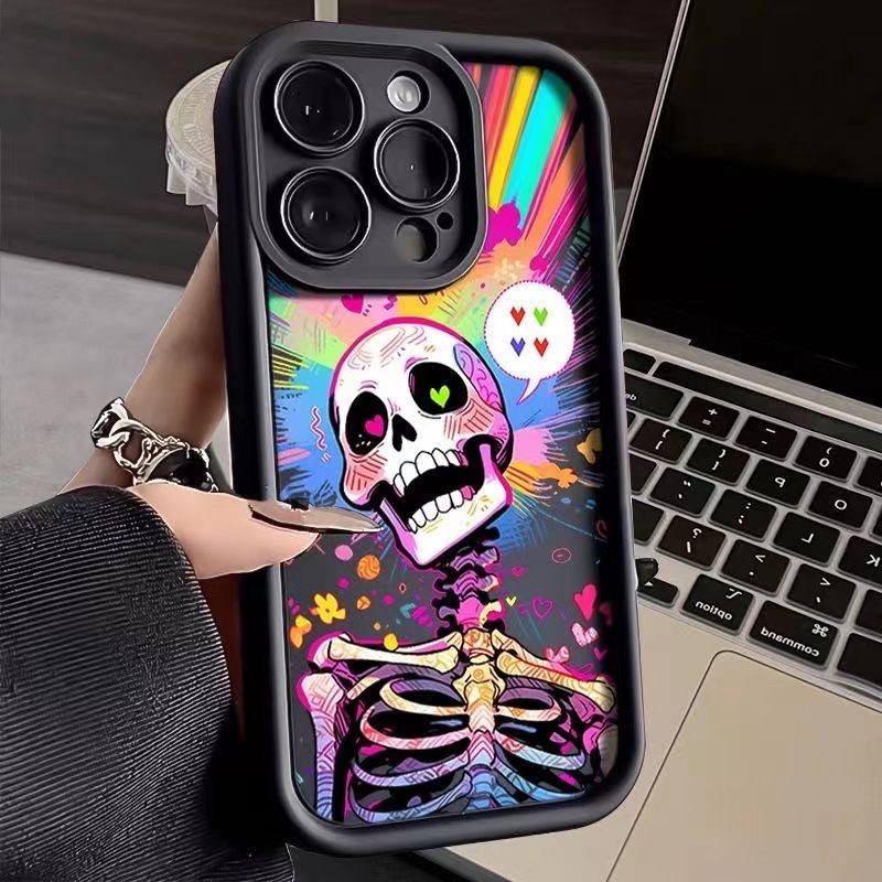 กรณีrealme 12 Plus 12X 11 Pro + 11X 10 12Pro + 10T 9i 5G 4G 8 Pro Realme9i 9ProปลอกRealme 9 8i 7 7i 5 6 Pro Plus 6s 5i 6i 6i Soft CoverกันกระแทกS 5i 6i Soft Skull