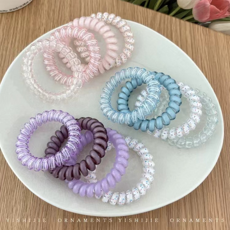 เกาหลีเรียบง ่ ายสายโทรศัพท ์ ผมผูกหวาน Dopamine เชือกผมสาวแฟชั ่ นเครื ่ องประดับผม