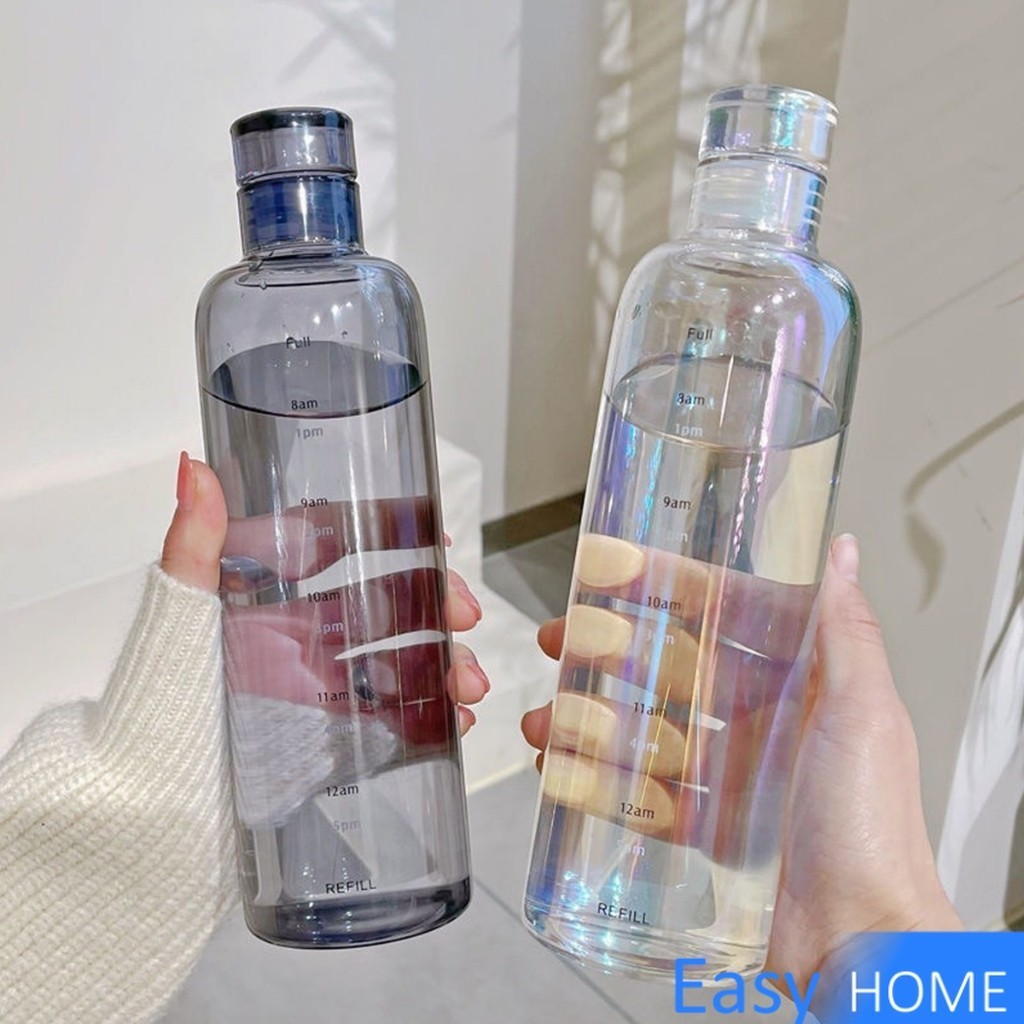 Easy 500ml ขวดน้ำ กระบอกน้ำพลาสติกคุณภาพสูง แบบพกพา สําหรับนักเรียน Plastic cup - รูปที่ 3