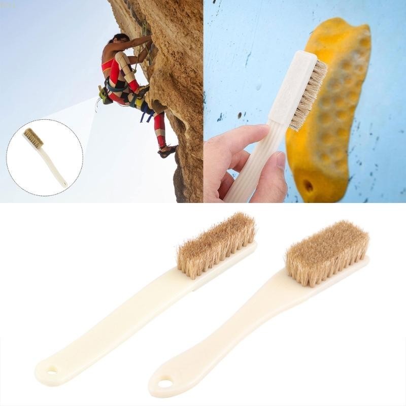 Feti 2pcs Firm Bouldering Chalk Brush Rock Climbing และ Bouldering แปรงขนแปรงเครื ่ องมือทําความสะอาดสําหรับปีนเขา Bouldering