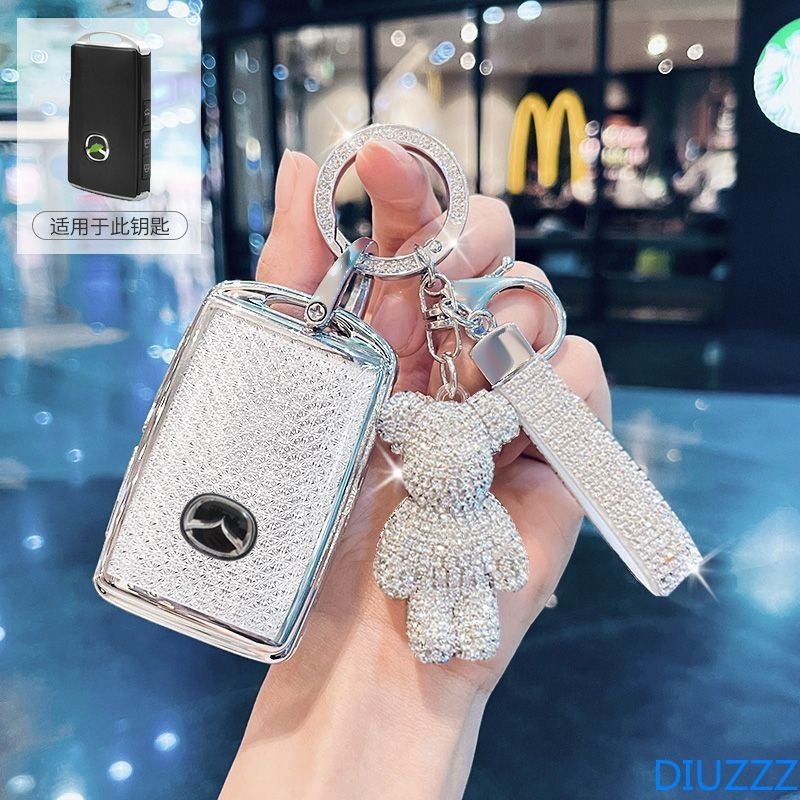 3 ปุ่ม Soft TPU รถ Remote Key สําหรับ Mazda 3 Alexa CX30 CX-30 CX-5 CX5 CX9 CX3 CX-3 CX-9 CX8 CX-8 Protector Keyless อุปกรณ์เสริม