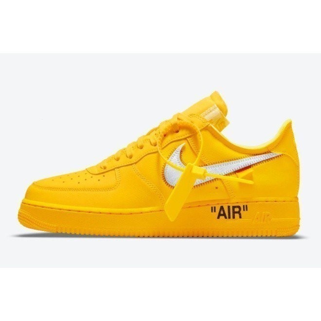 Dodx off-white X Air Force 1 low University gold/metallic silver 2023 DD1876-700