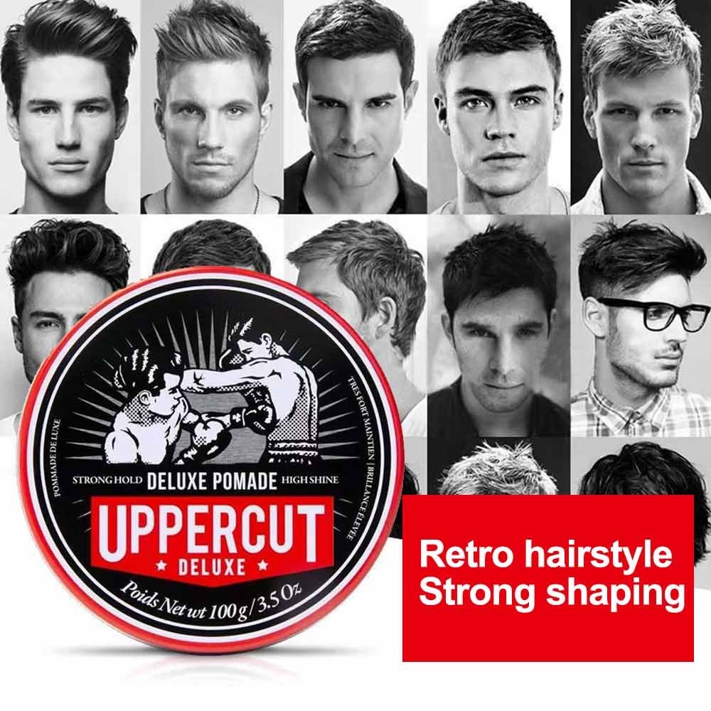 Uppercut Deluxe Strong Hold Pomade Clay Monster Hold Matte Pomade 100G