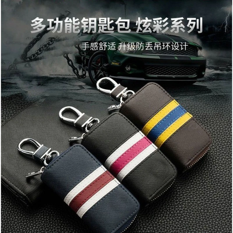 Toyota Altis Camry RAV4 Sienta CHR Yaris Auris Leather Key Case Key Ring Key Cover Modified Car Product thumbnail 7